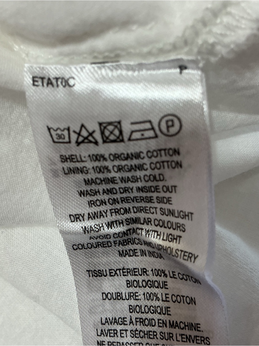 French Connection Rhodes Poplin Puff Sleeve Cut Out Dress White Size 4 - Picture 11 of 11